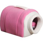 Nerotex Taşınabilir Pembe Kedi Yatağı Yuvası Yıkanabilir
