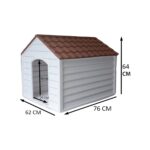 Milo Plastik Pet Kulübe Dış Mekan Suya Dayanıklı - Görsel 3