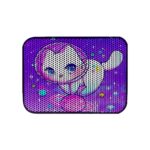 ‎Miapet Miapet Elekli Desenli Kedi Tuvalet Önü Paspası 60 x 45 cm Astronot Kedi