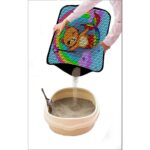 ‎Miapet Miapet Elekli Desenli Kedi Tuvalet Önü Paspası 60 x 45 cm Sihirbaz - Görsel 3