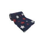Ecotton Works Yıldızlı Desen Kedi Köpek Polar Battaniye