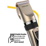 Goldmaster Maskot 10In1 Şarjlı 17 Kademeli Kedi Köpek Tıraş Makinesi Pet Evcil Hayvan Tüy Kesme Aparatlı - Görsel 4