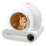 Haustier BF01 Akıllı Otomatik Kedi Tuvaleti, Tuya App-Wifi Uzaktan Kontrol, 65LT Hazne, 9lt Çöp Haznesi-Uv Kötü Koku Temizleme, Ağırlık Sensörlü - Görsel 2