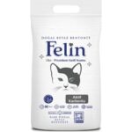 Felin Aktif Karbonlu Topaklanan İnce Taneli Kedi Kumu 15KG