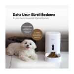 Ttec Foodi Uygulama ile Uzaktan Kontrol Edilebilen Otomatik Wi-Fi Akıllı Kedi/köpek Besleyici - Görsel 4