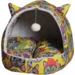 Beyzatex Kedi Kafalı Kedi Köpek Yatağı Yuvası