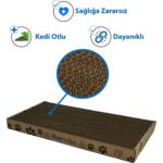 Herniks Doğal Kedi Otlu Kedi Tırmalama Kartonu 44 cm - HR2011 - Görsel 4