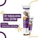 PUGALO Hairball Malt Paste Kediler Için Tüy Yumağı Önleyen Vitamin katkılı Malt Macun - Görsel 2
