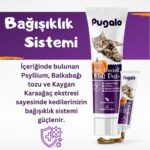 PUGALO Hairball Malt Paste Kediler Için Tüy Yumağı Önleyen Vitamin katkılı Malt Macun - Görsel 5