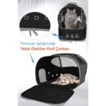 EKS Ticaret Ksburda Siyah Ufo Kedi ve Köpek Taşıma Çantası 124525200 - Görsel 5