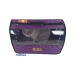 Pukitimo Flybag Şeffaf Kedi Çantası - Jumbo Kedi Köpek Taşıma Çantası - Mor - Görsel 2