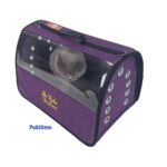 Pukitimo Flybag Şeffaf Kedi Çantası - Jumbo Kedi Köpek Taşıma Çantası - Mor - Görsel 3