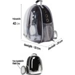 Ksburda Astronot Kedi Köpek Sırt Taşıma Çantası - Görsel 4