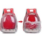 Ksburda Autotekstil Kırmızı Astronot Kedi Köpek Taşıma Çantası 42X22X33CM - Görsel 5