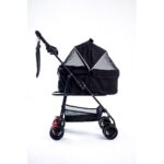 Justie Pet Lotus Kedi & Köpek Arabası Siyah IC01-B 76X52X95 cm - Görsel 3