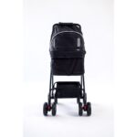 Justie Pet Lotus Kedi & Köpek Arabası Siyah IC01-B 76X52X95 cm - Görsel 4
