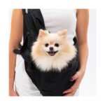 Pawstar Siyah Crossbody Küçük Irk Köpek Çapraz Taşıma Çantası - Görsel 2