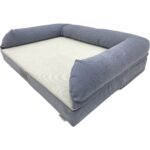 Pawiyans Bolster Üst Kalite Köpek Yatağı 6,5-10CM Süngerli Sıvı Geçirmez Alezli. %100 Elyaflı. 2 Fermuarlı - Görsel 4