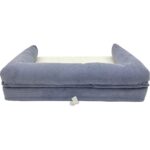 Pawiyans Bolster Üst Kalite Köpek Yatağı 6,5-10CM Süngerli Sıvı Geçirmez Alezli. %100 Elyaflı. 2 Fermuarlı - Görsel 5