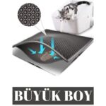Bio Cat's Elekli Kedi Tuvalet Önü Paspası Büyük Boy Koyu Gri 80x60 cm