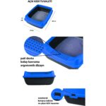 Kurtbay Şekil Açık Kedi Tuvaleti + Yatak +  Tırmalama Kedi Seti - A3 - Görsel 2