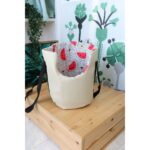 Petit Star Ekru Deri Karpuz Spica Pet Taşıma Çantası