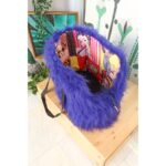 Petit Star Blue Fur Pet Taşıma Çantası - Görsel 4