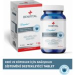 Benifital I-Defender Tablet Kediler ve Köpekler Için Bagışıklık Sistemi Destekleyici Tablet