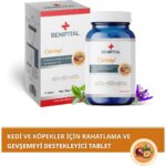Benifital Calmlex Tablet Kediler Ve Köpekler Için Sakinleştirici Ve Rahatlatıcı Antistres Tablet