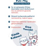 Zozo Cares Pati Tüy Temizleyici Hijyen Mendili 50 Adet - Yumuşacık Patiler & Tertemiz Tüyler - Görsel 3