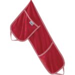Oya Pet Cepli Pratik Köpek Havlusu, Süper Su Emici Mikrofiber  Kırmızı - Görsel 2
