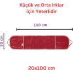 Oya Pet Cepli Pratik Köpek Havlusu, Süper Su Emici Mikrofiber  Kırmızı - Görsel 3