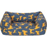 Pet Comfort Uniform Lacivert-Sarı Kedi ve Köpek Yatağı S 40X50CM Nrmsa