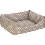 Pet Comfort Uniform Bej Puyeli Kedi ve Köpek Yatağı S 50X60CM Nrmsa - Görsel 2