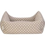 Pet Comfort Uniform Bej Puyeli Kedi ve Köpek Yatağı S 50X60CM Nrmsa - Görsel 3