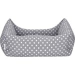 Pet Comfort Uniform Gri Puyeli Kedi ve Köpek Yatağı S 50X60CM Nrmsa - Görsel 3