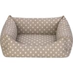 Pet Comfort Uniform Bej Puyeli Kedi ve Köpek Yatağı Xs 40X50CM Nrmsa