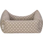 Pet Comfort Uniform Bej Puyeli Kedi ve Köpek Yatağı Xs 40X50CM Nrmsa - Görsel 3