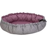 Pet Comfort Sunflower Kedi ve Köpek Yatağı Çift Taraflı Pembe/gri 60CM Nrmsa