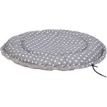 Pet Comfort Sunflower Kedi ve Köpek Yatağı Çift Taraflı Gri Dot/peluş 60CM Nrmsa - Görsel 2