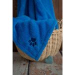 DensHaus Kedi Köpek Battaniyesi Wellsoft Kumaş Pati Desenli - Görsel 2