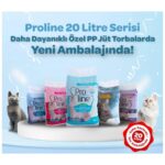 Proline Pro Line Aktif Karbonlu Topaklanan Kedi Kumu 20LT - Görsel 3
