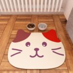 Arnee Kedi Tuvalet Önü Paspası Büyük Boy Desenli Kedi Kumu Paspası 50 x 60 cm - Görsel 4