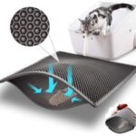 Sebura Büyük Boy Elekli Kedi Tuvalet Paspası Kedi Kumu Paspası Kedi Matı Kedi Köpek Paspası 60 x 40