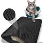 Sebura Büyük Boy Elekli Kedi Tuvalet Paspası Kedi Kumu Paspası Kedi Matı Kedi Köpek Paspası 60 x 40 - Görsel 3