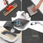 Sebura Büyük Boy Elekli Kedi Tuvalet Paspası Kedi Kumu Paspası Kedi Matı Kedi Köpek Paspası 60 x 40 - Görsel 4