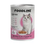 Foodline Tavuklu Yavru Kedi Konservesi 400 gr x 24 Adet - Görsel 2