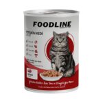 Foodline Biftekli Yetişkin Kedi Konservesi 400 gr x 12 Adet - Görsel 2