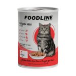 Foodline Kuzu Etli Yetişkin Kedi Konservesi 400 gr x 24 Adet - Görsel 2