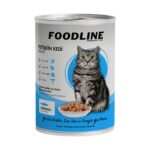 Foodline Somonlu Yetişkin Kedi Konservesi 400 gr x 24 Adet - Görsel 2